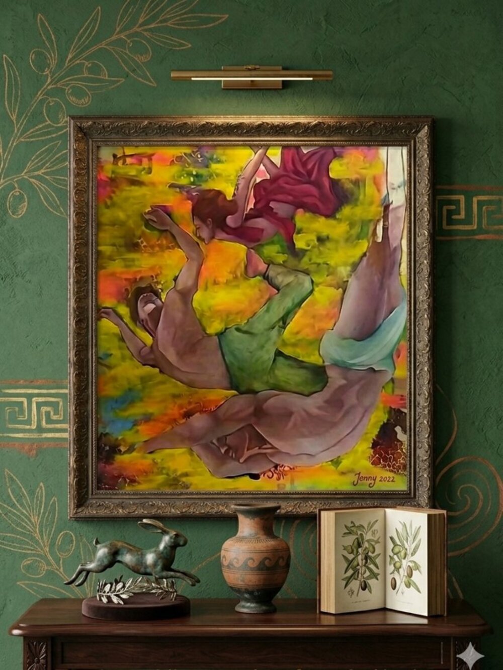 ​Original Contemporary Symphony of Movement - Oil on Canvas - Picture 2 of 4